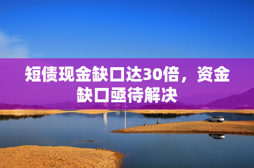 短债现金缺口达30倍，资金缺口亟待解决