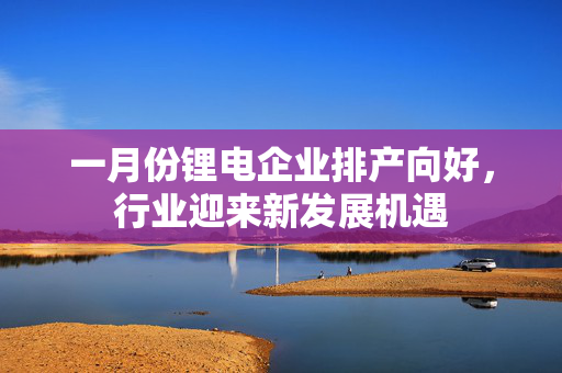 一月份锂电企业排产向好，行业迎来新发展机遇