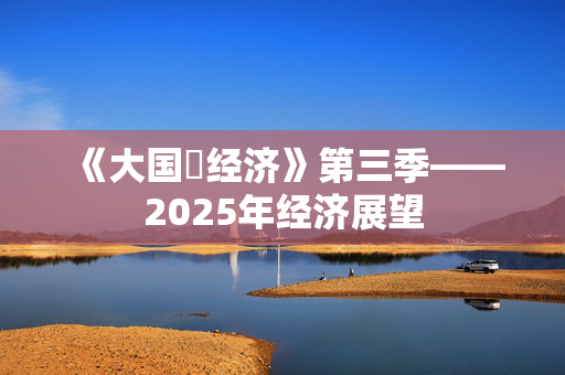 《大国・经济》第三季——2025年经济展望