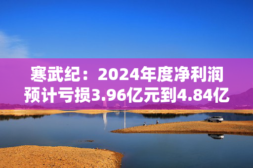 寒武纪：2024年度净利润预计亏损3.96亿元到4.84亿元