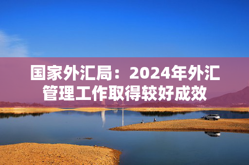 国家外汇局：2024年外汇管理工作取得较好成效