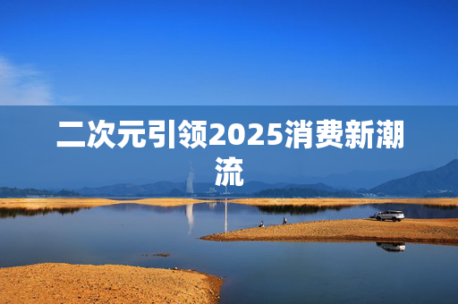 二次元引领2025消费新潮流