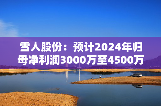 雪人股份：预计2024年归母净利润3000万至4500万元，同比扭亏为盈