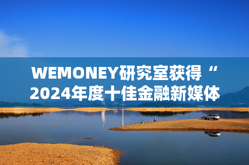 WEMONEY研究室获得“2024年度十佳金融新媒体”