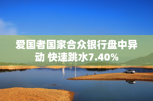 爱国者国家合众银行盘中异动 快速跳水7.40%