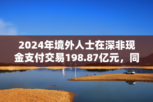 2024年境外人士在深非现金支付交易198.87亿元，同比增长78%