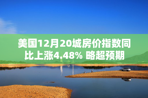 美国12月20城房价指数同比上涨4.48% 略超预期