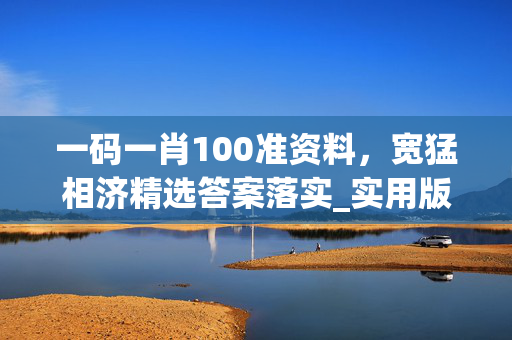 一码一肖100准资料，宽猛相济精选答案落实_实用版875.61