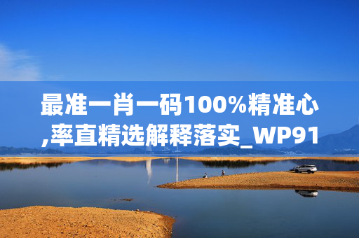 最准一肖一码100%精准心,率直精选解释落实_WP91.91.9