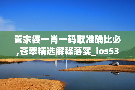 管家婆一肖一码取准确比必,苍翠精选解释落实_ios53.71.36