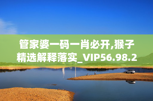 管家婆一码一肖必开,猴子精选解释落实_VIP56.98.28