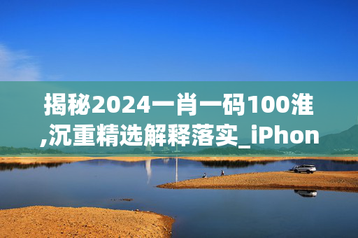 揭秘2024一肖一码100淮,沉重精选解释落实_iPhone29.29.30