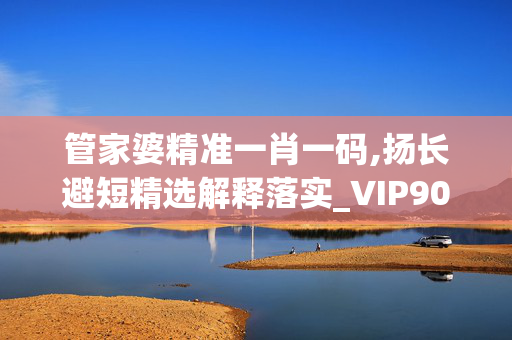 管家婆精准一肖一码,扬长避短精选解释落实_VIP90.83.94