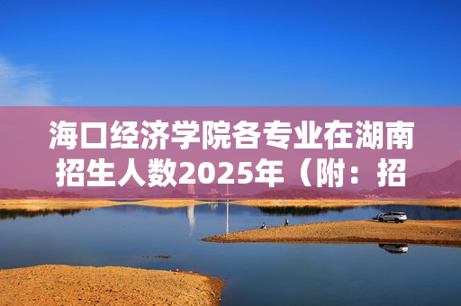 海口经济学院各专业在湖南招生人数2025年（附：招生计划表）