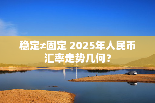 稳定≠固定 2025年人民币汇率走势几何？