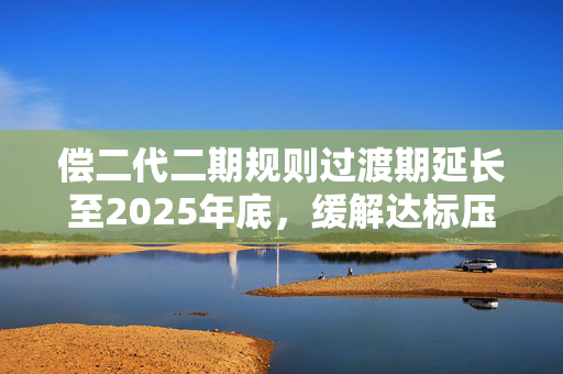 偿二代二期规则过渡期延长至2025年底，缓解达标压力探索新机遇