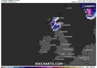 新的英国降雪地图显示，本周将有7个英国郡幸免